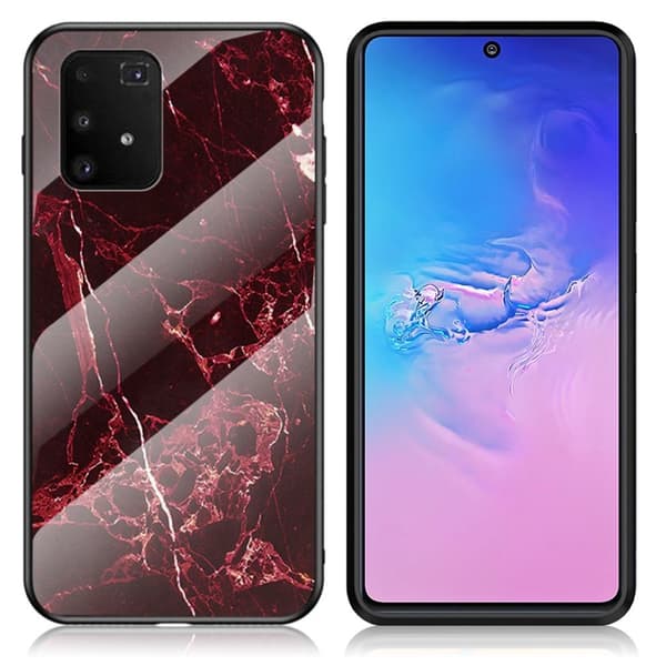Fantasy Marble Samsung Galaxy S10 Lite deksel - Rød Red