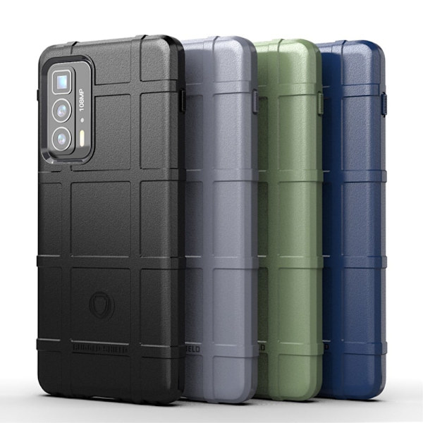 Rugged Shield Etui Motorola Edge 20 Fusion / Edge 20 - Sort Black