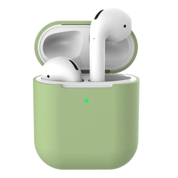 Apple Airpods silikonfodral till laddningsetui - Ljusgrön Grön