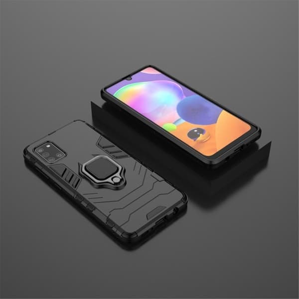 Ring Guard etui - Samsung Galaxy A31 - Sort Black