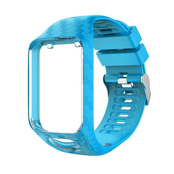 TomTom Runner 3 / Golfer 2 radium klockarmband i silikon - Baby Blå Blå