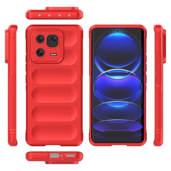 Blødt grebsformet cover til Xiaomi 13 Pro - Rød Red