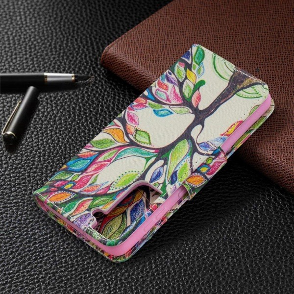 Wonderland Samsung Galaxy S21 flip etui - livstræ Multicolor