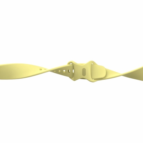 Fitbit Versa 3 / Sense silikon klockarmband - gul Size: S Gul