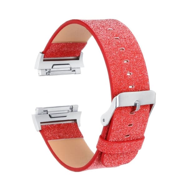 Fitbit Ionic Glittrigt klockband - Röd Röd