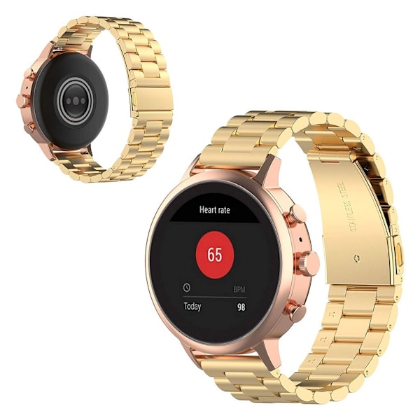 Garmin Vivoactive 4S holdbar rustfrit stål Urrem - Guld Gold
