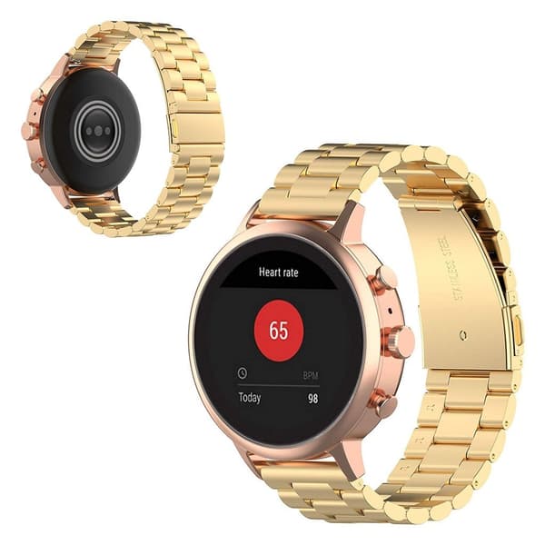 Garmin Vivoactive 4S holdbart rustfritt stål ur band - Gold Gold