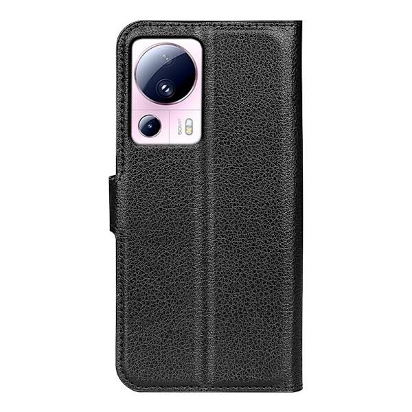 Klassisk Xiaomi Civi 2 / 13 Lite Flip Etui - Sort Black