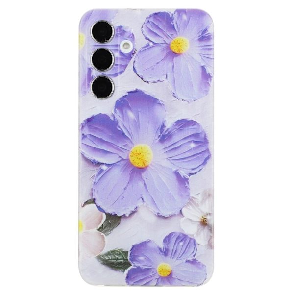 Deco Samsung Galaxy A05s deksel - Lilla Blomst Purple