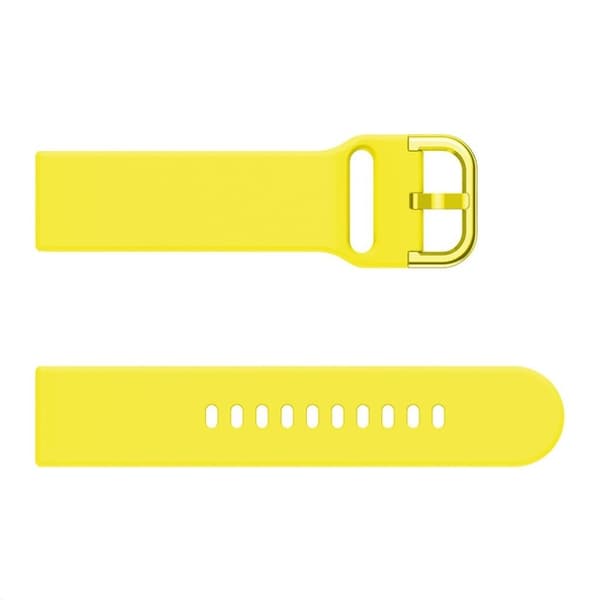 Samsung Galaxy Watch Active 20mm Erstatning Klokkereim - Gul Yellow