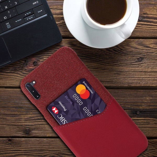 Bofink Samsung Galaxy Note 10 Card cover - Rød Red