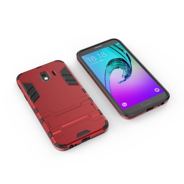 Samsung Galaxy J4 (2018) cool beskyttende kombi etui - Rød Red