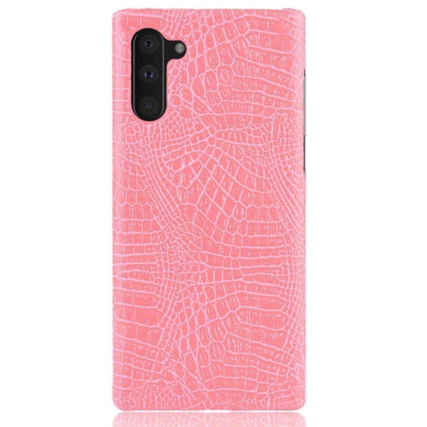 Croco Samsung Galaxy Note 10 kuoret - Pinkki Pink