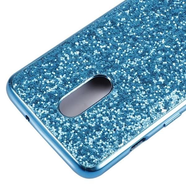 Glitter OnePlus 7 deksel - Cyan Green