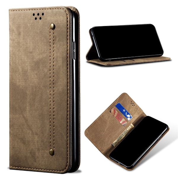 Jeans Xiaomi Redmi Note 10 Pro Flippetui - Khaki Brown