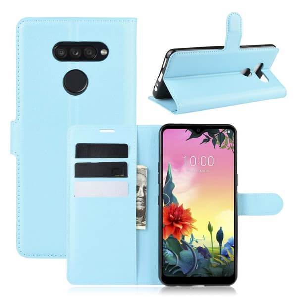 Classic LG K50S flip case - Baby Blå Blue