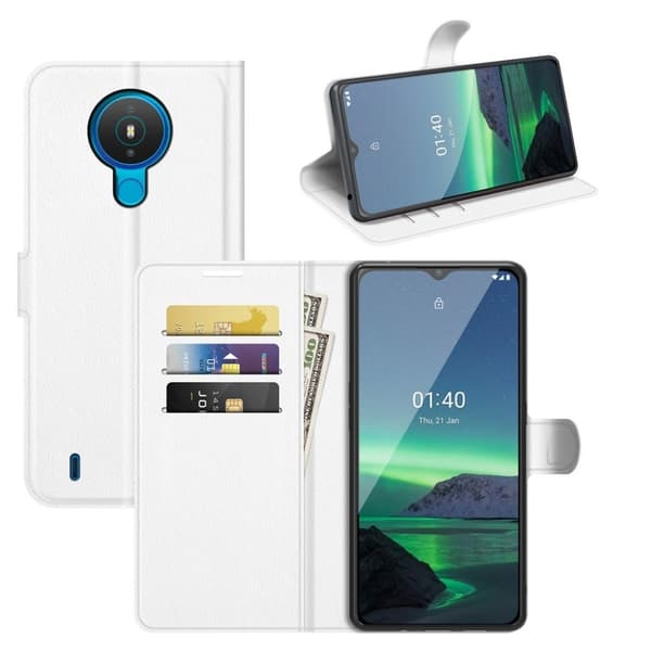 Classic Nokia 1.4 fodral - Vit Vit