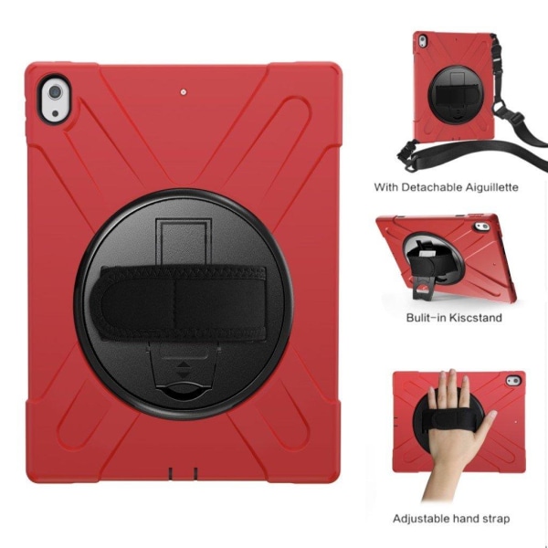 iPad Pro 12,9 tommer (2018) X-formet kombi-cover - rød Red