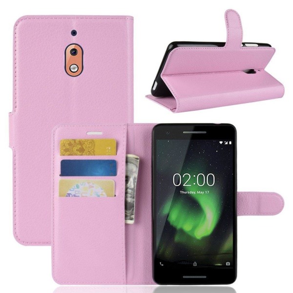 Classic Nokia 2.1 fodral - Rosa Rosa