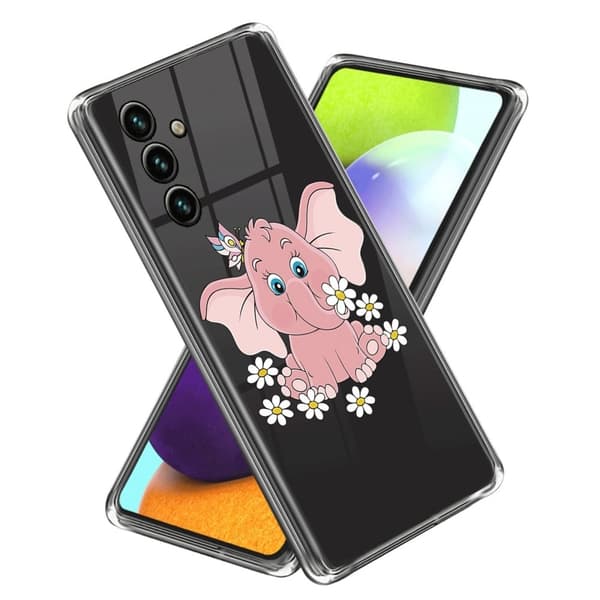 Deco Samsung Galaxy A05s skal - Rosa Elefant Rosa