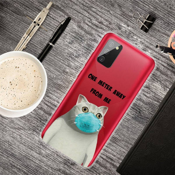 Deco Samsung Galaxy A02s Etui - Cat with mask Multicolor