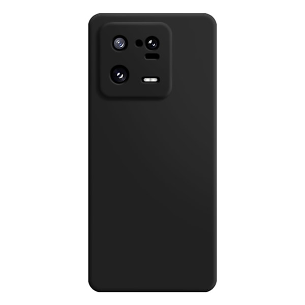 Skråt anti-drop gummibelagt cover til Xiaomi 13 Pro - Sort Black