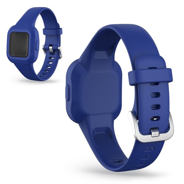 Garmin Vivofit Jr 3 silicone watch band - Navy Blue Blå