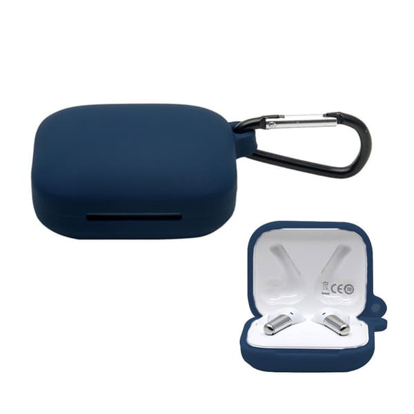 OnePlus Buds Pro silikonikotelo soljella - Keskiyön Sininen Blue