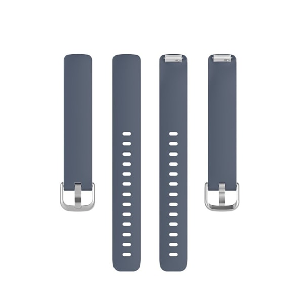Fitbit Inspire 2 simple rem - grå / Størrelse: L Silver grey