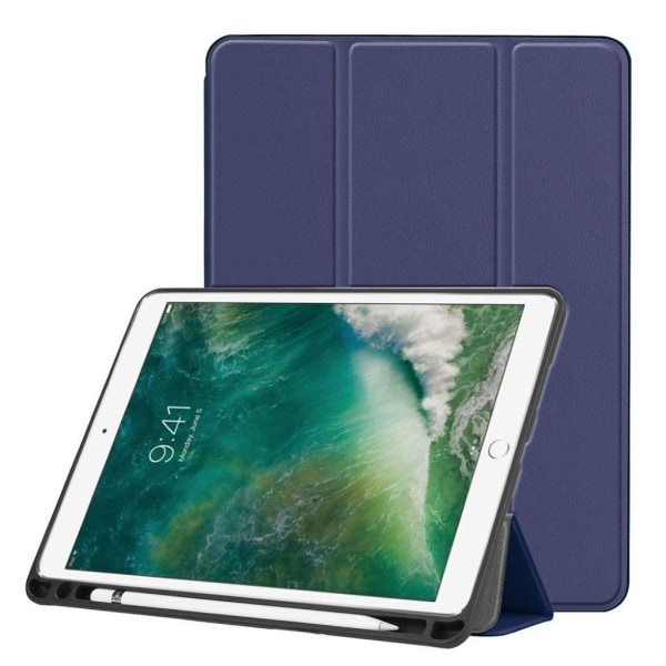 iPad Air  (2019) trefold læderetui - Mørkelilla Purple