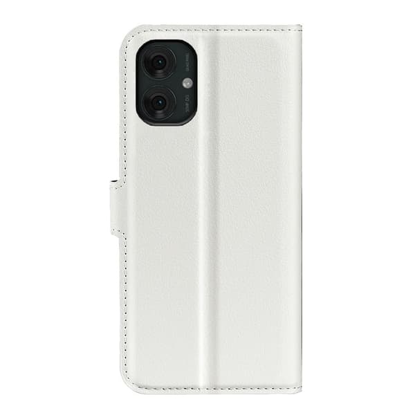 Classic Motorola Moto G55 flip etui - Hvit White