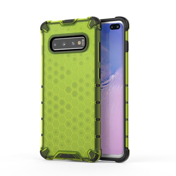 Bofink Honeycomb Samsung Galaxy S10 Plus deksel - Grønn Green