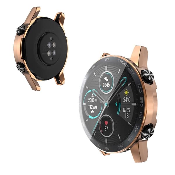 Honor MagicWatch 2 46mm TPU-cover - Rødguld Pink