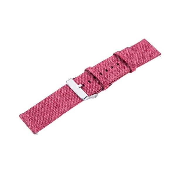 Garmin Vivoactive 3 / Vivomove HR klockarmband nylon canvas - Röd Röd