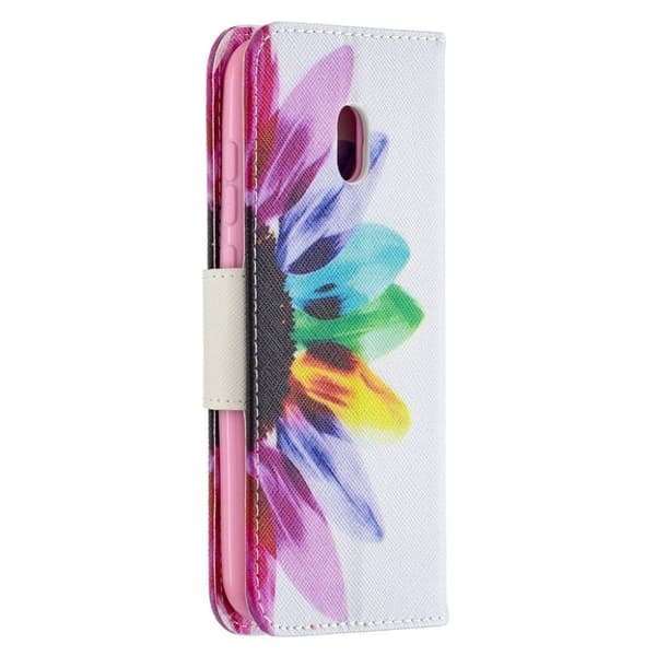 Wonderland Nokia C1 Plus flip-etui - Fargerike Kronblader Multicolor