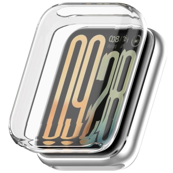Xiaomi Smart Band 9 Pro klockfodral Allround flexibelt galvaniserat skyddsfodral - Transparent Transparent