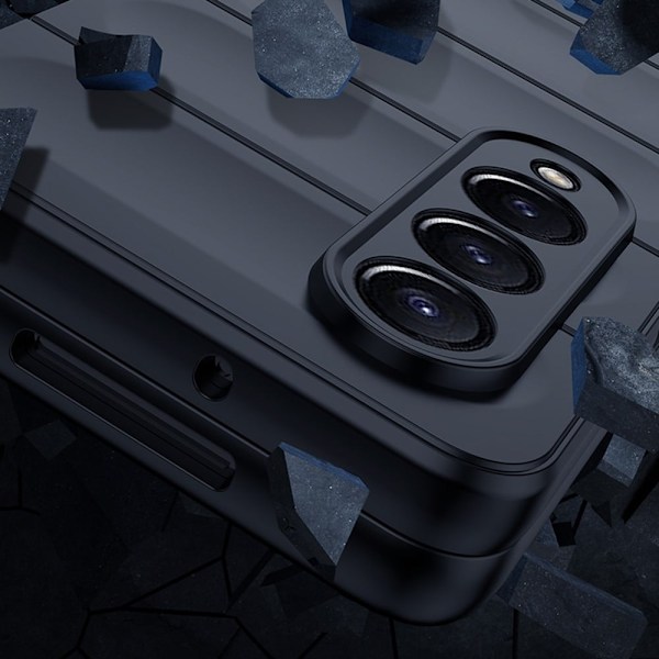 Mjukt greppformat Samsung Galaxy Z Fold4 skal - Vit Vit