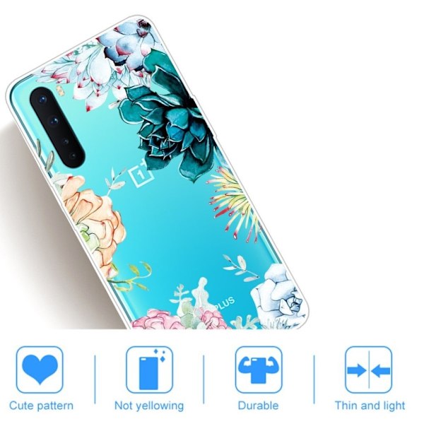 Deco Oneplus Nord Etui - Blomster White
