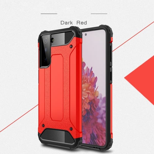 Suoja Samsung Galaxy S21 Plus 5G kotelot - Punainen Red