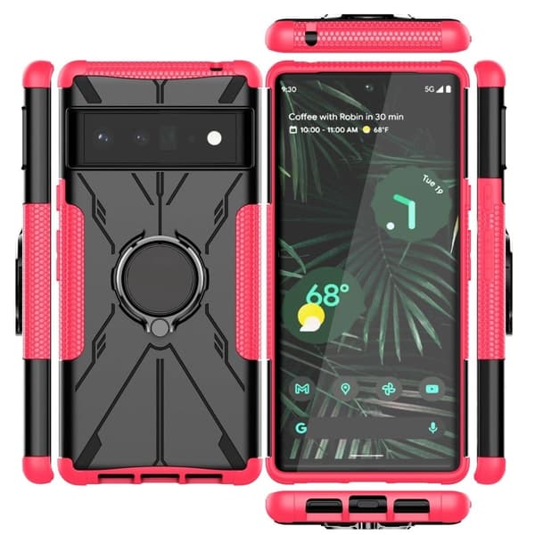 Magneettikannatin Google Pixel 6 Pro:lle - Ruusu Pink