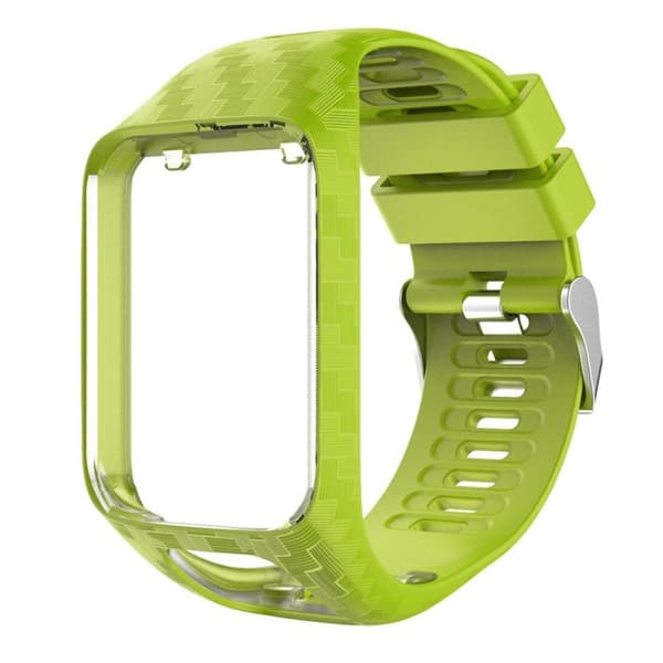 TomTom Runner 3 / Golfer 2 radium silikoneurrem - grøn Green