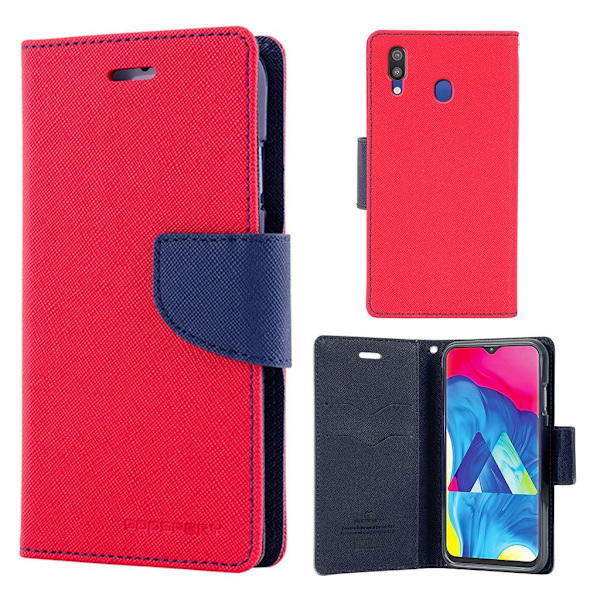 MERCURY Fancy Diary - Samsung Galaxy M20 - Punainen Red