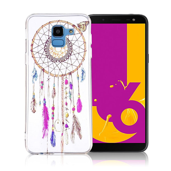 Samsung Galaxy J6 (2018) mobilskal silikon på - Drömfångare multifärg