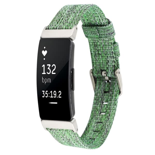 Fitbit Inspire / Inspire HR klockarmband i nylon - Grön Grön
