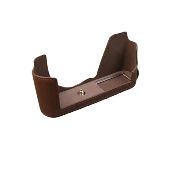 Leica CL puolirungon nahkakotelo - Kahvi Brown