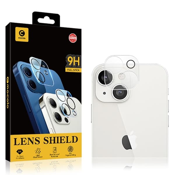 MOCOLO iPhone 14 kameralinsskydd av härdat glas - Transparent Transparent