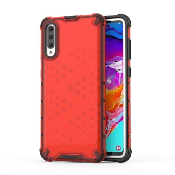 Bofink Honeycomb Samsung Galaxy A70 kuoret - Punainen Red