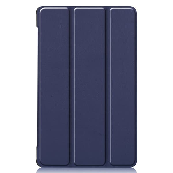 Tri-fold skinnstativveske for Lenovo Tab M8 (3. generasjon) - Mørkeblå Blue