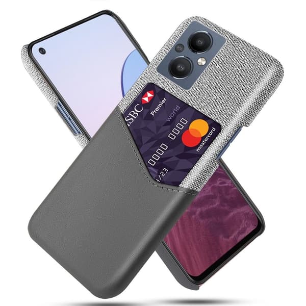 Bofink OnePlus Nord N20 5G Kredittkort Deksel - Grå Silver grey
