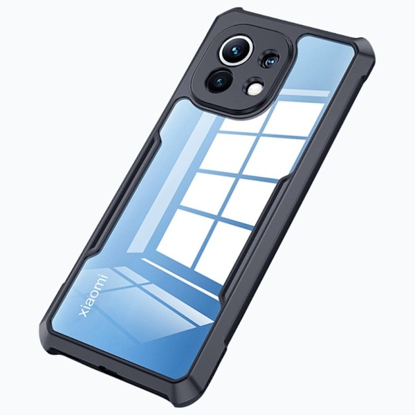 Stöttåligt Xiaomi 11 Lite 5G NE / Xiaomi Mi 11 Lite 5G / Xiaomi Mi 11 Lite hybridskal - Svart Svart